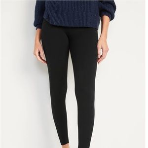 2 pairs NWT Old Navy black high waisted leggings